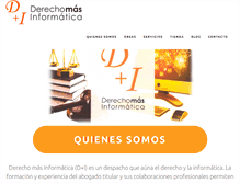 Tablet Screenshot of derechomasinformatica.es